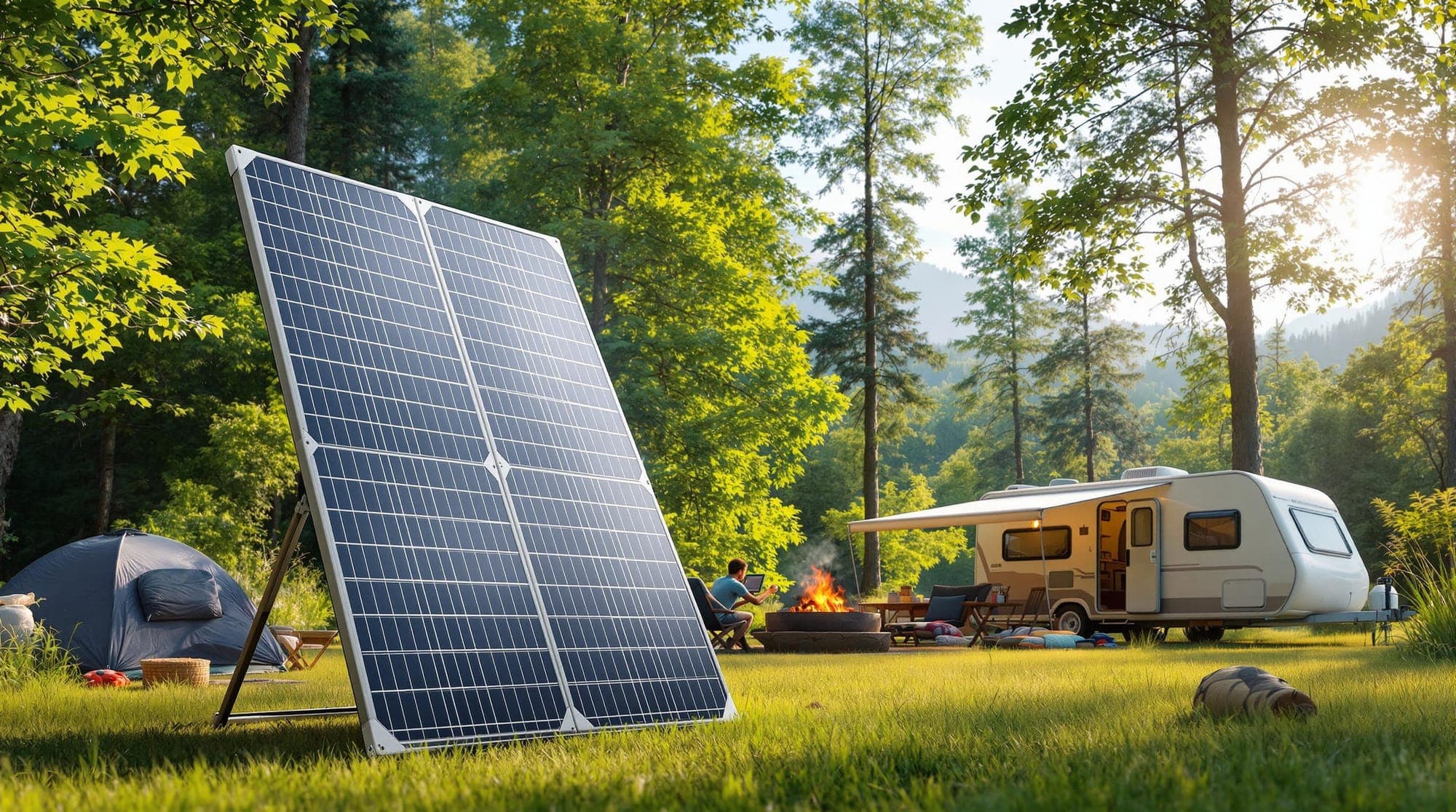 Best Portable Solar Panels for Camping and Caravans