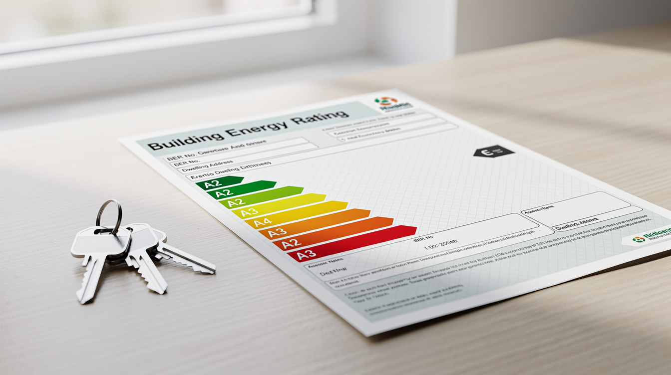 BER energy rating certificate showing improved rating after solar